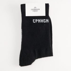 PAULSHOME Copenhagen CPH Socks 1 cotton blend black